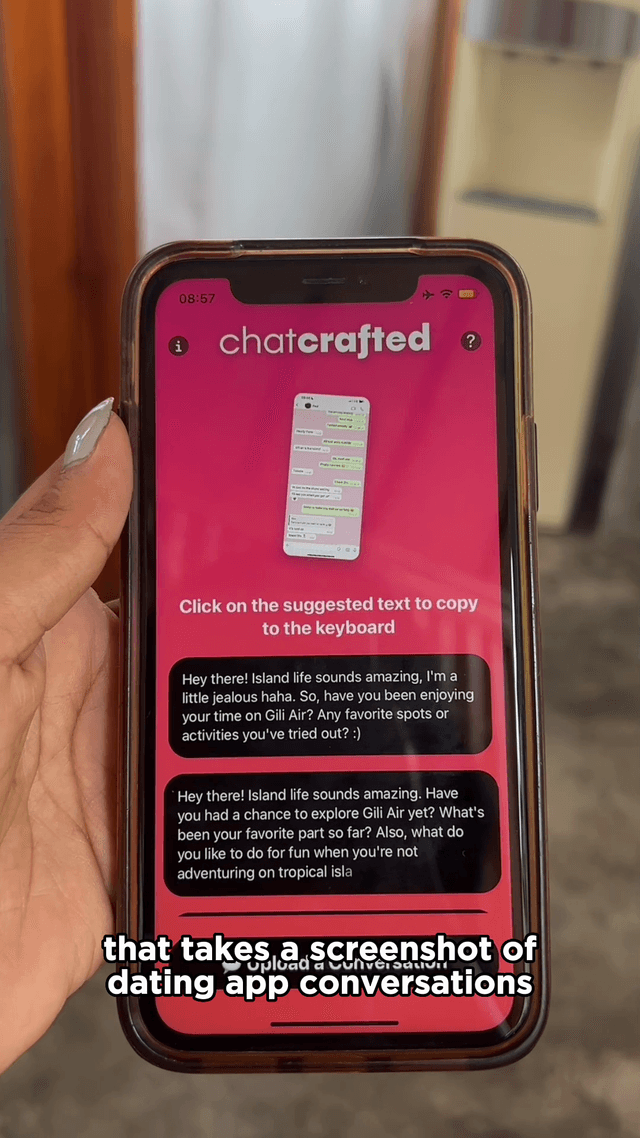 UGC add for an iOS mobile app