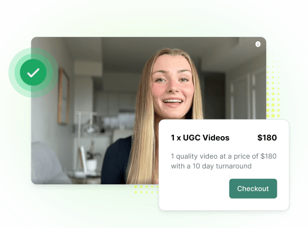 UGC Video Checkout