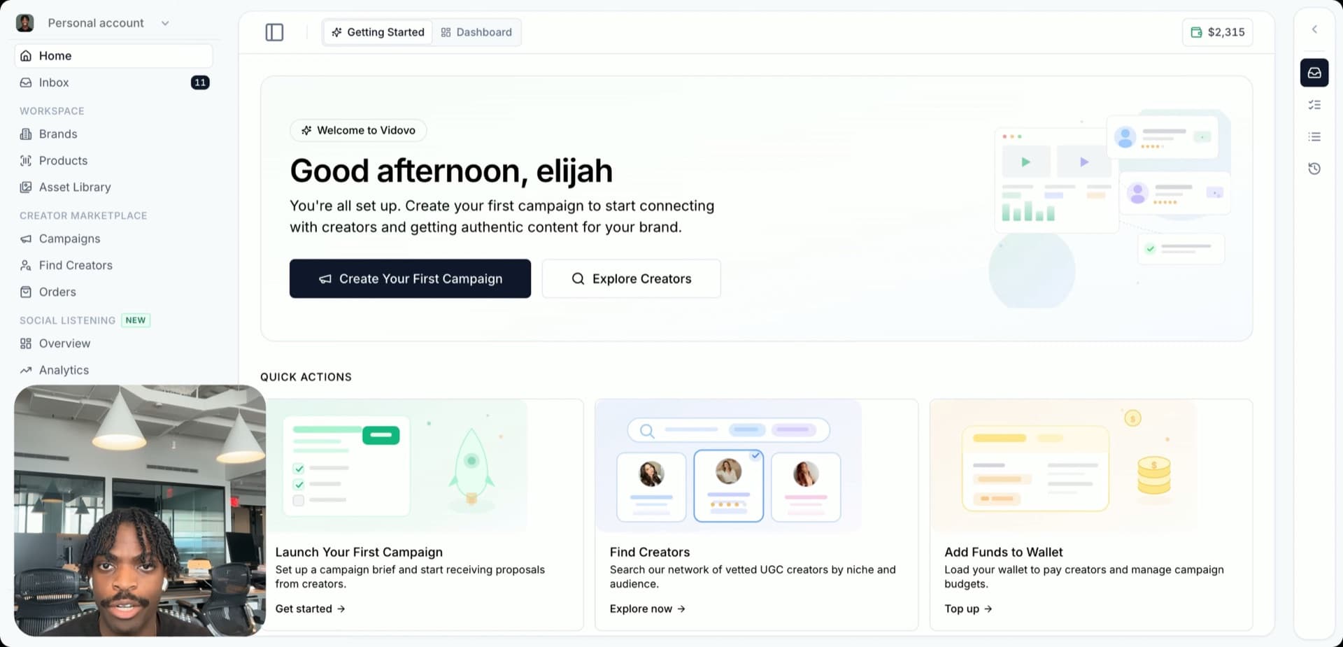 Setting up your profile