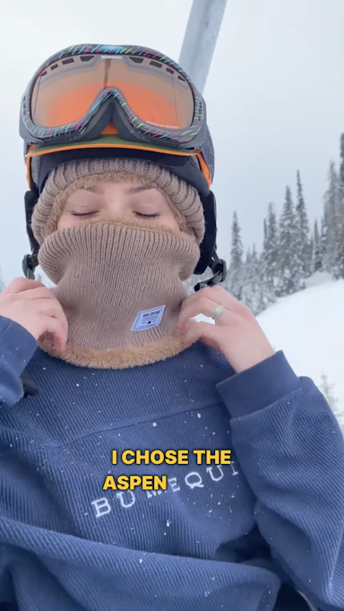 Snowboarding UGC Influencer Video
